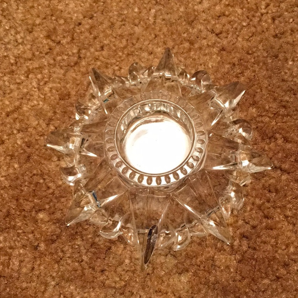 🎁 5/$25.00 Lead crystal candleholder